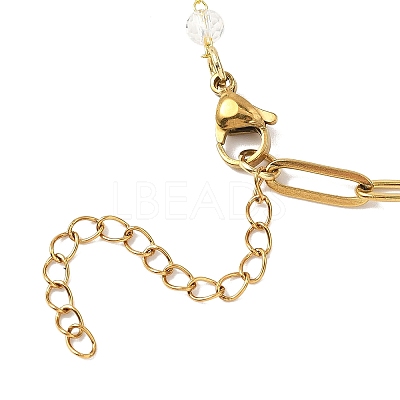 3Pcs 3 Styles 304 Stainless Steel Paperclip Chain Bracelet Making AJEW-JB01434-1
