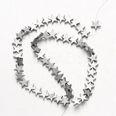 Electroplate Non-magnetic Synthetic Hematite Bead Strands G-F300-24D-01-1