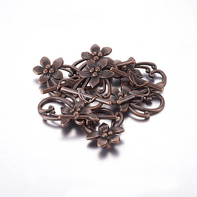 Tibetan Style Alloy Toggle Clasps LS-X-RLF0677Y-1