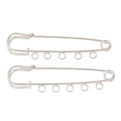 Iron Safety Pins Brooch Findings RN-CBAB9AC-01P-1