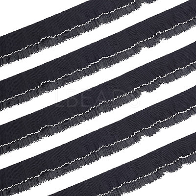6 Yards 2-Layer Polyester Pleated Ribbon OCOR-FG0002-03A-1