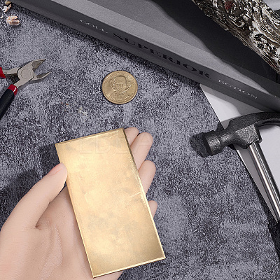 1Pc Brass Sheet KK-SP0002-57A-1