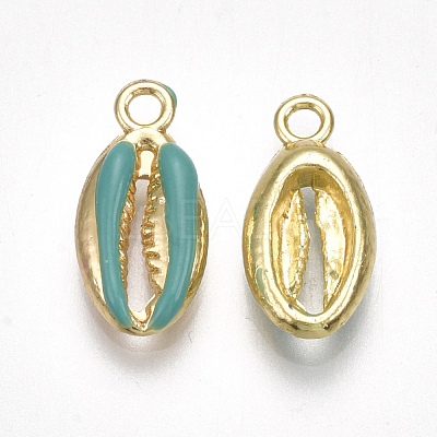 Alloy Enamel Pendants PALLOY-T065-27-M-1