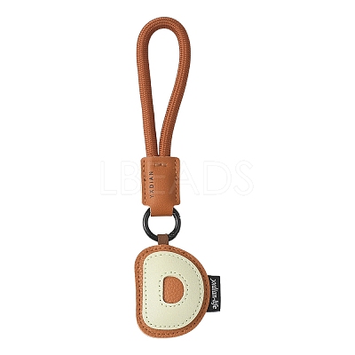 PU Leather Letter Pendant Decoration HJEW-YWC0002-001D-1