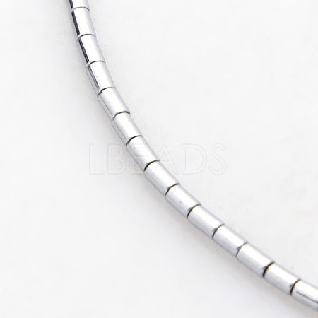 Electroplate Non-magnetic Synthetic Hematite Beads Strands G-J210B-04-1