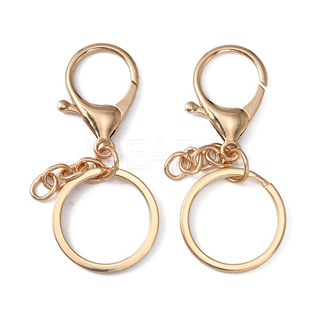 Alloy Key Rings DIY-WH0374-07G-1