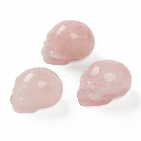 Halloween Natural Rose Quartz Home Decorations DJEW-K015-18-1