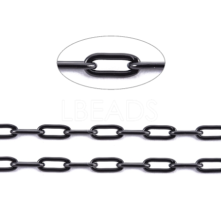304 Stainless Steel Paperclip Chains CHS-F010-01A-B-01-1