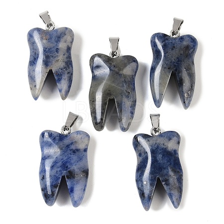 Natural Sodalite Pendants G-G115-01E-1