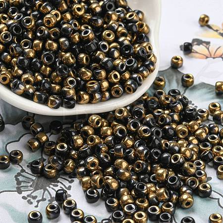 Metallic Colors Glass Seed Beads SEED-Z001-C-D11-1