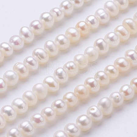 Natural Cultured Freshwater Pearl Beads Strands PEAR-F004-09-1