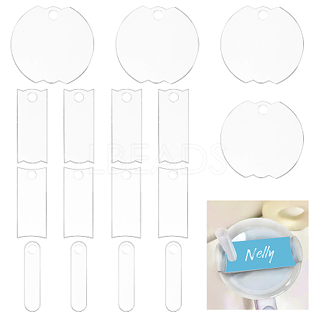 1Set Acrylic Name Sign Plate DIY-GA0006-73A-1