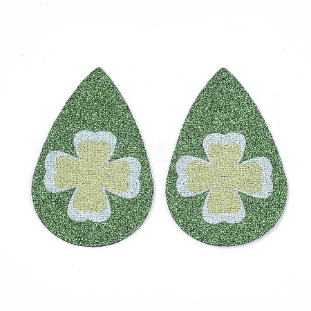PU Leather Big Pendants FIND-S311-006C-1