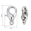 Zinc Alloy Lobster Claw Clasps X-E103-4