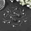 SHEGRACE Brass Pave Cubic Zirconia Earring Findings XGRQ4S784-741P-4