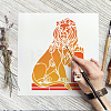 Plastic Drawing Painting Stencils Templates DIY-WH0396-170-7