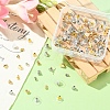 142Pcs 8 Style Brass & Silicone Earring Nuts KK-YW0001-43-6