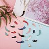 24Pcs 12 Style Rack Plating Alloy Enamel Pendants ENAM-SZ0002-47-3