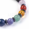 Natural Mixed Stone Stretch Bracelets BJEW-JB03945-02-2