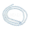 Natural Aquamarine Beads Strands G-P576-4mm-01A-3