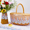 Flower Pattern Polyester Embroidered Ornament Accessories DIY-WH0308-279-7
