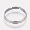 316 Surgical Stainless Steel Finger Ring Settings STAS-I090-02P-3