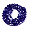 Electroplate Glass Beads Strands EGLA-A044-T3mm-B06-3