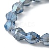 Electroplate Glass Beads Strands EGLA-L045-H-FR01-3