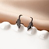 Stainless Steel Small Animal Stud Earrings for Women PW-WG5B49B-20-1