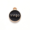 Alloy Enamel Pendants ENAM-S124-01B-08B-3