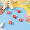 5Pcs Handmade Porcelain Beads PORC-TADJ0001-05E-4