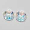 K9 Glass Rhinestone Pendants X-GLAA-F083-02B-06-1