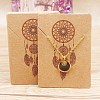 Cardboard Necklace Display Cards CDIS-F002-06A-3