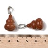 Synthetic Goldstone Pendants G-B127-03P-09-4