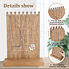 Wooden Necklace Display Stands NDIS-WH0002-19-4