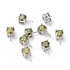 Rhodium Plated 925 Sterling Silver Peg Bails STER-D035-47P-09-1