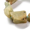 Raw Rough Natural Aquamarine Beads Strands G-K383-B01-01-4