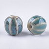 Handmade Porcelain Beads PORC-S498-24G-2
