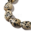 Natural Dalmatian Jasper Beads Strands G-I377-A15-4