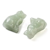 Natural Green Aventurine Carved Dog Figurines DJEW-L023-A06-2