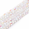 Synthetic Moonstone Beads Strands G-E573-02A-14-2