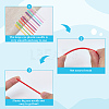 100Pcs Plastic Yarn Knitting Needles SENE-SP0001-01-5