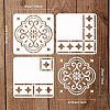 Plastic Drawing Painting Stencils Templates Sets DIY-WH0172-850-2