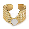 Natural White Jade Finger Rings RJEW-U027-02G-05-2