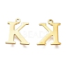 PVD Vacuum Plating  304 Stainless Steel Charms STAS-H112-K-G-2