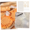 1 Set Wood Blank Coaster Sets AJEW-OC0005-52-6