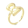Rack Plating Brass Open Cuff Rings RJEW-S394-01G-B-2