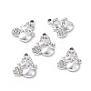 Alloy Crystal Rhinestone Pendants ALRI-C008-40P-3