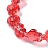 Transparent Glass Enamel Beads Strands GLAA-B021-06D-3