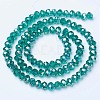 Electroplate Glass Beads Strands EGLA-A034-T1mm-B04-2